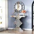 Oversize Wall Clock Living Room Decor, Extra Large Decorative Mirror Wall Clocks