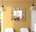 Relojes de pared grandes - Reloj moderno con espejo