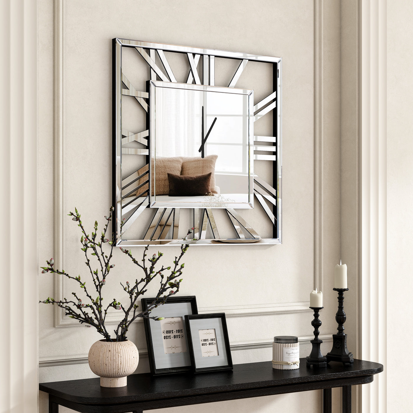 SHYFOY  Decorative Wall Clocks for Living Room Decor