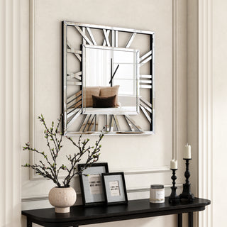 SHYFOY 32'' Decorative Wall Clocks for Living Room Decor