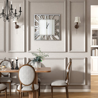 SHYFOY 32'' Decorative Wall Clocks for Living Room Decor