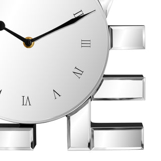 Love Art Letters Mirrored Wall Clock