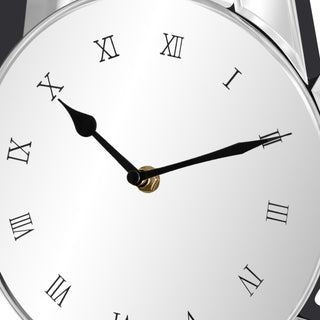 Love Art Letters Mirrored Wall Clock