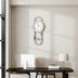 31.5" Mirrored Pendulum Luxury Large Wall Clocks