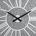 Crushed Diamond Wall Clock Round Luxury Wall Clock with Mirror Glass