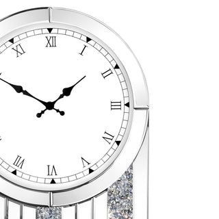 Mirrored Roman Numeral Tabletop Clock