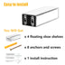 Shoe Floating Display Shelves Wall Mount Set of 4