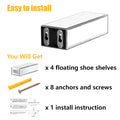 Shoe Floating Display Shelves Wall Mount Set of 4