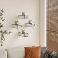 Shoe Floating Display Shelves Wall Mount Set of 4
