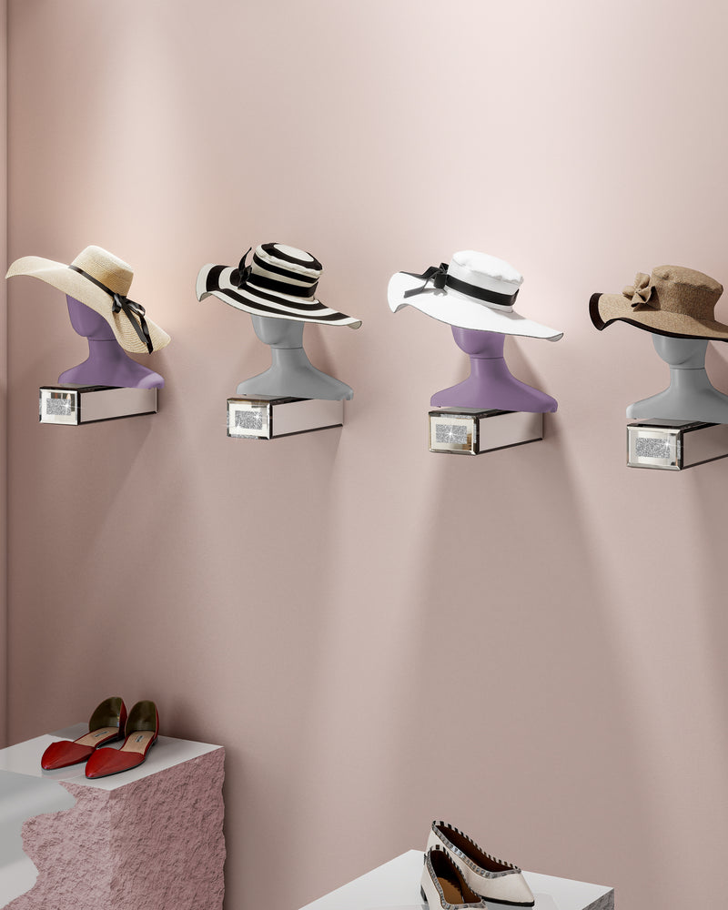 Shoe Floating Display Shelves Wall Mount Set of 4