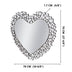 Luxury Crystal Accent Heart Wall Mirror