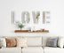 Crushed Diamond Wall Decor Large Size Crystal Mirror Set