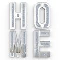Mirrored Home Letter for Wall Decor Modern Mirror Decorative Wall Art for Home