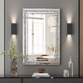Decorative Wall Mirror, Crushed Diamond Mirrors with Crystal