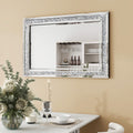 Decorative Wall Mirror, Crushed Diamond Mirrors with Crystal