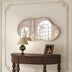 Irregular Wall Mirror Decorative, Antique-Gold Asymmetrical Mirror
