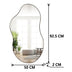 SHYFOY Black Asymmetrical Cloud Shaped Wall Mirror
