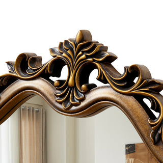 Antique Wall Mirror Irregular Baroque Accent Mirrors - 37.4"×30.7"