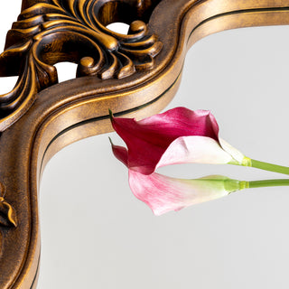 Antique Wall Mirror Irregular Baroque Accent Mirrors - 37.4"×30.7"