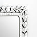 Rectangular Wall Mirror Modern Unique Frame Decor