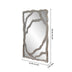 Industrial Silver Wall Mirror