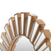 Gold Sunburst Decorative Round Wall Mirror