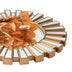 Gold Sunburst Decorative Round Wall Mirror