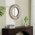 Gold Sunburst Decorative Round Wall Mirror