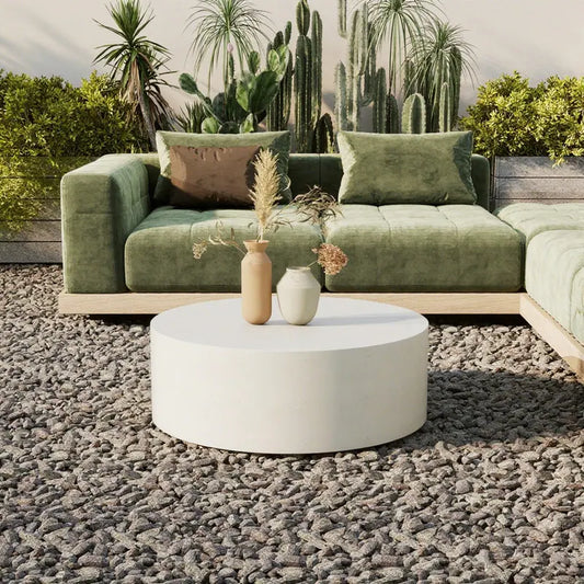 Solid Round Coffee Table