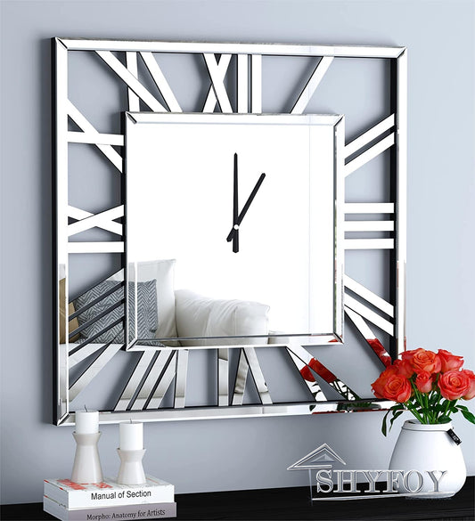 SHYFOY 32'' Decorative Wall Clocks for Living Room Decor /SF-MC099