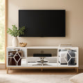 SHYFOY  Modern Wood TV Stand Media Console