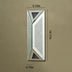 2-Pack Mirrored Wall Sconce LED Indoor Wall Lamp