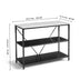 Moderne Konsolentisch mit Marmor-Optik-Platte