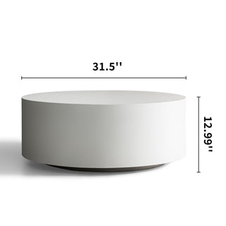 Solid Round Coffee Table