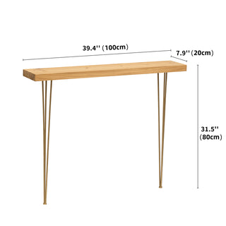 Rectangular Modern Console Table for Living Room
