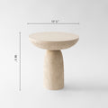 Round Side Table End Table