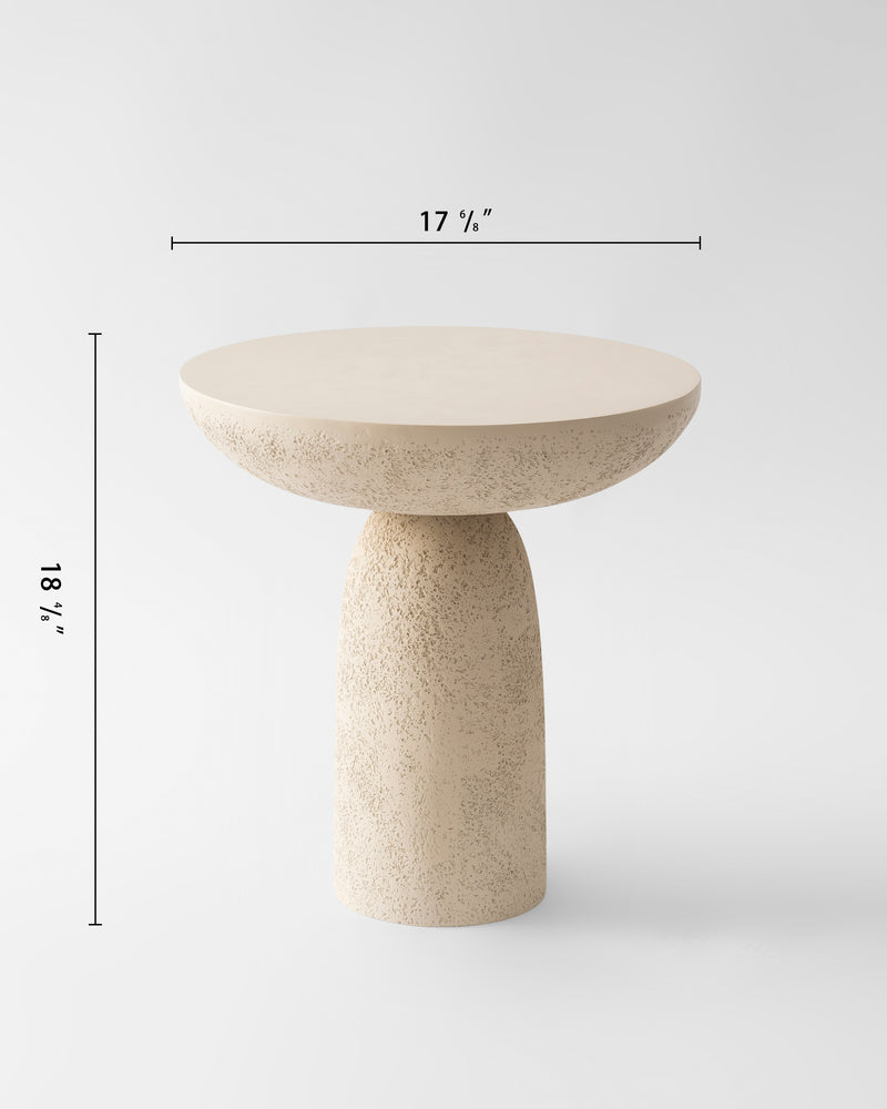 Round Side Table End Table