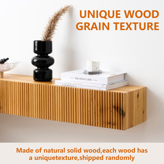 Rustic Fireplace Shelf Mantel Floating Shelf