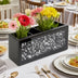 Black Makeup Brush Holder Organizer, 3 Slots Glass Cosmetic Brushes Storage Holder