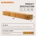 Rustic Fireplace Shelf Mantel Floating Shelf