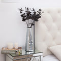SHYFOY Flower Vase Crushed Diamond Mirrored Vases for Home Decor