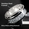 Ashtray for Cigarettes, Cool Glass Ashtray, Cute Home Ashtrays for Weed Crushed Diamond Home Decor