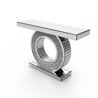 Glam Entry Console Table Mirror Accent Table