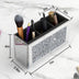 Crushed Diamond Three Compartments Deluxe Cosmetic Makeup Beauty Organizer