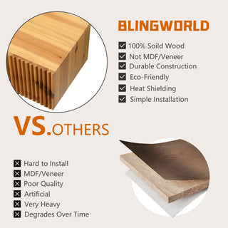 Rustic Fireplace Shelf Mantel Floating Shelf